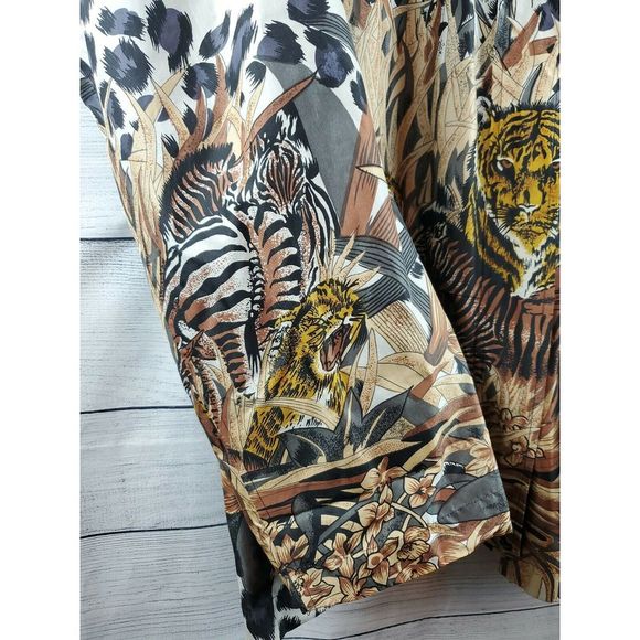 Gils Milano Reversible Leopard Jacket Sz Lg NWOT - Picture 3 of 8